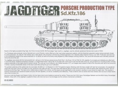 Takom - Jagdtiger Sd.Kfz.186 Porsche Production type, 1/35, 8003 4 Takom - Jagdtiger Sd.Kfz.186 Porsche Production type, 1/35, 8003 4