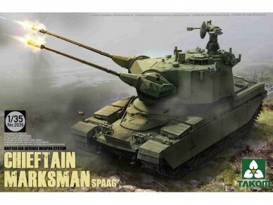 Takom - British Air-defense Weapon System Chieft Chieftain Marksman SPAAG, 1/35, 2039