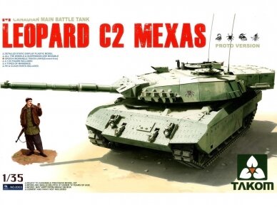 Takom - Canadian MBT Leopard C2 MEXAS, 1/35, 2003 Takom - Canadian MBT Leopard C2 MEXAS, 1/35, 2003