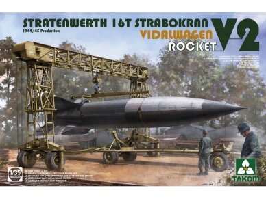 Takom - Stratenwerth 16T Strabokran Vidalwagen V-2 Rocket, 1/35, 2123 Takom - Stratenwerth 16T Strabokran Vidalwagen V-2 Rocket, 1/35, 2123