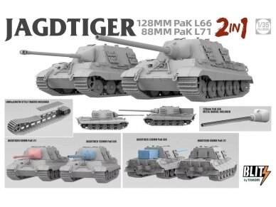 Takom - Jagdtiger 128 mm Pak L66 & 88mm Pak L71 2 in 1, 1/35, 8008 1 Takom - Jagdtiger 128 mm Pak L66 & 88mm Pak L71 2 in 1, 1/35, 8008 1