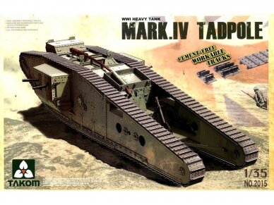 Takom - WWI Heavy Tank MARK.IV Tadpole, 1/35, 2015 Takom - WWI Heavy Tank MARK.IV Tadpole, 1/35, 2015