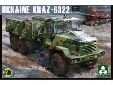 Takom - Ukraine KrAZ-6322 Heavy Truck (late type), 1/35, 2022