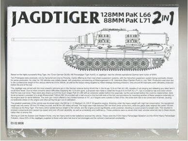 Takom - Jagdtiger 128 mm Pak L66 & 88mm Pak L71 2 in 1, 1/35, 8008 8 Takom - Jagdtiger 128 mm Pak L66 & 88mm Pak L71 2 in 1, 1/35, 8008 8