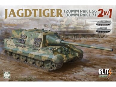 Takom - Jagdtiger 128 mm Pak L66 & 88mm Pak L71 2 in 1, 1/35, 8008 Takom - Jagdtiger 128 mm Pak L66 & 88mm Pak L71 2 in 1, 1/35, 8008