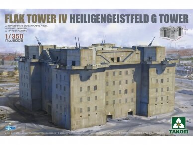 Takom - Flak Tower IV Heiligengeistfeld G Tower, 1/350, 6005