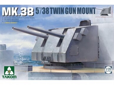 Takom - MK.38 5"/38 Twin Gun Mount, 1/35, 2164