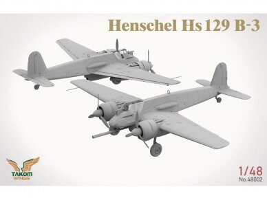Takom - Henschel Hs129 B-3 w/interior, 1/48, 48002 1 Takom - Henschel Hs129 B-3 w/interior, 1/48, 48002 1
