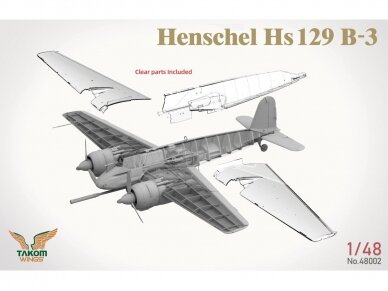 Takom - Henschel Hs129 B-3 w/interior, 1/48, 48002 3 Takom - Henschel Hs129 B-3 w/interior, 1/48, 48002 3