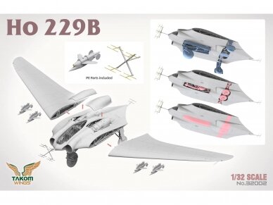 Takom - Horten Ho 229B, 1/32, 32002 3 Takom - Horten Ho 229B, 1/32, 32002 3