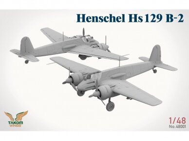 Takom - Henschel Hs129 B-2 w/interior, 1/48, 48001 1 Takom - Henschel Hs129 B-2 w/interior, 1/48, 48001 1