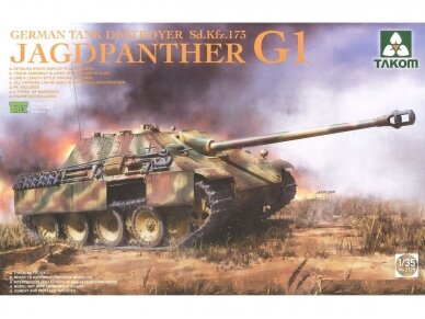 Takom - Jagdpanther G1 Early Production su zimmerit ir interjeru, 1/35, 2125