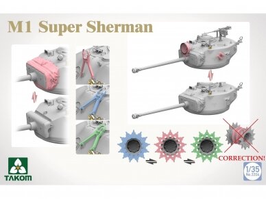 Takom - M1 Super Sherman, 2206 6 Takom - M1 Super Sherman, 2206 6
