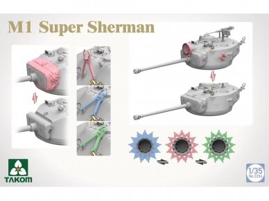 Takom - M1 Super Sherman, 2206 5 Takom - M1 Super Sherman, 2206 5