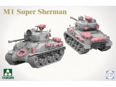 Takom - M1 Super Sherman, 2206 2 Takom - M1 Super Sherman, 2206 2