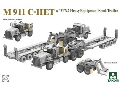 Takom - M911 C-HET w/ M747 Heavy Equipment Semi-Trailer, 1/72, 5024 1 Takom - M911 C-HET w/ M747 Heavy Equipment Semi-Trailer, 1/72, 5024 1