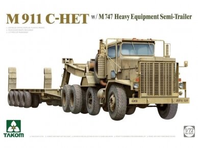 Takom - M911 C-HET w/ M747 Heavy Equipment Semi-Trailer, 1/72, 5024 Takom - M911 C-HET w/ M747 Heavy Equipment Semi-Trailer, 1/72, 5024