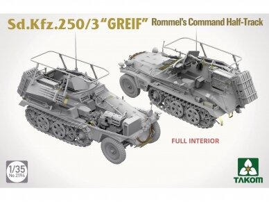 Takom - Sd.Kfz.250/3 “GREIF” Rommel’s Command Half-Track, 1/35, 2194 2 Takom - Sd.Kfz.250/3 “GREIF” Rommel’s Command Half-Track, 1/35, 2194 2