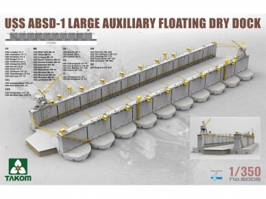 Takom - USS ABSD-1 Large Auxiliary Floating Dry Dock, 1/350, 6006 1