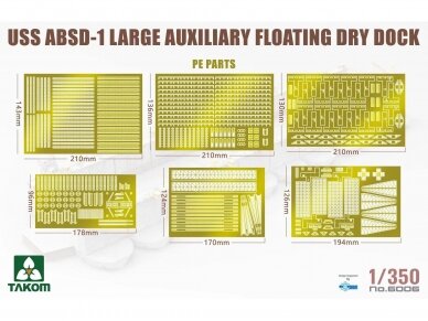 Takom - USS ABSD-1 Large Auxiliary Floating Dry Dock, 1/350, 6006 2