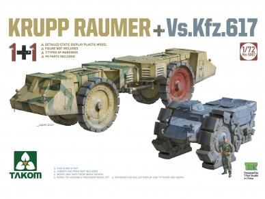 Takom - Krupp Räumer + Vs.Kfz. 617, 1/72, 5007