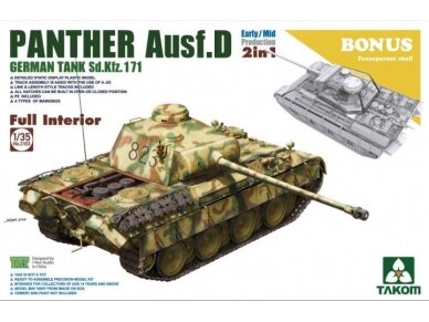 Takom - Panther Ausf. D 2in1 Mid/Early, 1/35, 2103