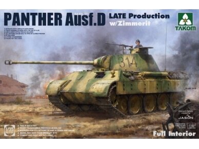 Takom - Panther Ausf. D Late Production, 1/35, 2104