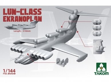 Takom - Lun-Class Ekranoplan, 1/144, 3002 1