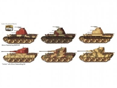 Takom - Flakpanzer Panther 2in1: 20mm Flakvierling MG 151/20 and "Coelian" with 37mm Flakzwilling 341, 1/35, 2105 7