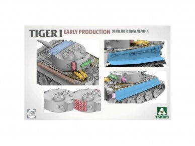 Takom - Sd.Kfz.181 Pz.Kpfw.VI Ausf.E Tiger I Early Production, 1/35, 2196 2 Takom - Sd.Kfz.181 Pz.Kpfw.VI Ausf.E Tiger I Early Production, 1/35, 2196 2