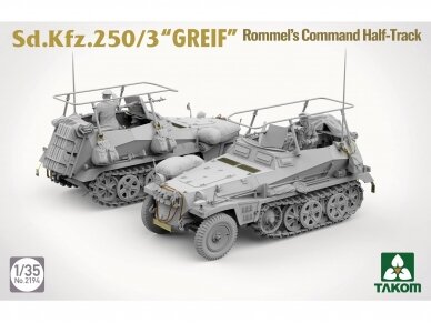 Takom - Sd.Kfz.250² BOX Sd.Kfz.250/1 + Sd.Kfz.250/3 "GREIF" + 1/16 Erwin Rommel, 1/35, 2194W 13 Takom - Sd.Kfz.250² BOX Sd.Kfz.250/1 + Sd.Kfz.250/3 "GREIF" + 1/16 Erwin Rommel, 1/35, 2194W 13
