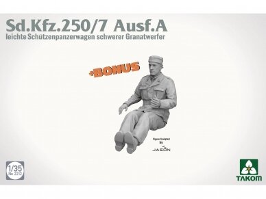 Takom - Sd.Kfz. 250/7 Ausf. A leichte Schutzenpanzerwagen schwerer Granatwerfer, 2212 6 Takom - Sd.Kfz. 250/7 Ausf. A leichte Schutzenpanzerwagen schwerer Granatwerfer, 2212 6
