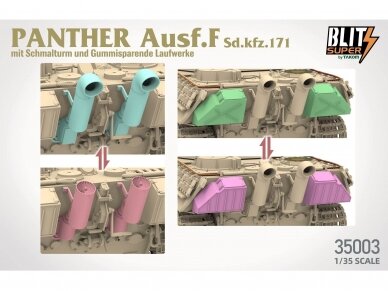 Takom - Panther Ausf. F mit Schmalturm und Gummisparende Laufwerke Sd.kfz. 171, 35003 5 Takom - Panther Ausf. F mit Schmalturm und Gummisparende Laufwerke Sd.kfz. 171, 35003 5