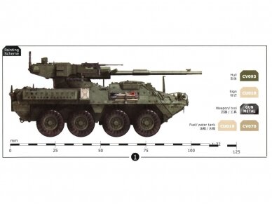 3R Model - Stryker M1128 MGS, 1/72, TK7008 3