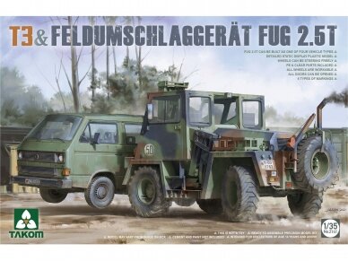 Takom - T3 & Feldumschlaggerat Fug 2.5t, 1/35, 2141 Takom - T3 & Feldumschlaggerat Fug 2.5t, 1/35, 2141