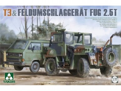Takom - T3 & Feldumschlaggerat Fug 2.5t, 1/35, 2141