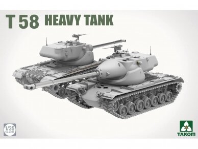 Takom - T58 Heavy Tank, 1/35, 2204 1 Takom - T58 Heavy Tank, 1/35, 2204 1