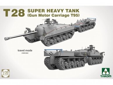 Takom - T28 Super Heavy Tank (Gun Motor Carriage T95), 1/35, 2209 3