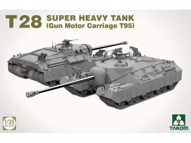 Takom - T28 Super Heavy Tank (Gun Motor Carriage T95), 1/35, 2209 1 Takom - T28 Super Heavy Tank (Gun Motor Carriage T95), 1/35, 2209 1