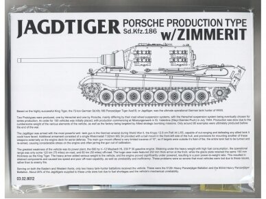 Takom - Jagdtiger Sd.Kfz. 186 Porsche production type w/Zimmerit, 1/35, 8012 12