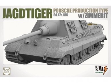 Takom - Jagdtiger Sd.Kfz. 186 Porsche production type w/Zimmerit, 1/35, 8012 2