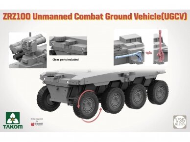 Takom - Type 100 Fighting Vehicle + ZRZ-100 (UCGV) + "Robot Wolves", 1/35, 2224X 11 Takom - Type 100 Fighting Vehicle + ZRZ-100 (UCGV) + "Robot Wolves", 1/35, 2224X 11