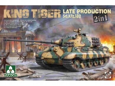 Takom - Sd.Kfz. 182 King Tiger Late Production 2 in 1, 1/35, 2130 Takom - Sd.Kfz. 182 King Tiger Late Production 2 in 1, 1/35, 2130