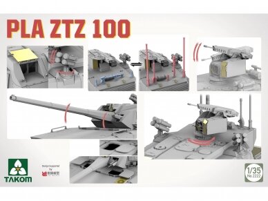 Takom - PLA ZTZ 100, 1/35, 2222 5 Takom - PLA ZTZ 100, 1/35, 2222 5
