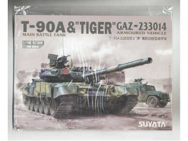 Suyata - T-90A Main Battle Tank & "Tiger" Gaz-233014 Armoured Vehicle 2 in 1 set, 1/48, NO002 6