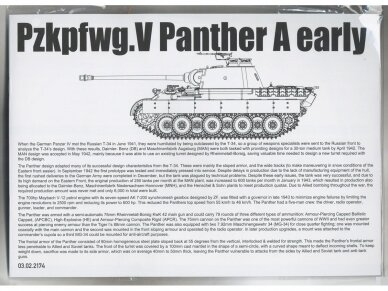 Takom - Pz.Kpfw.V Sd.Kfz. 171 Panther Ausf. A Early, 1/35, 2174 7 Takom - Pz.Kpfw.V Sd.Kfz. 171 Panther Ausf. A Early, 1/35, 2174 7
