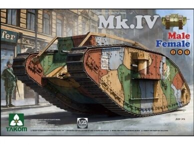 Takom - WWI Heavy Battle Tank Mk.IV, 1/35, 2076