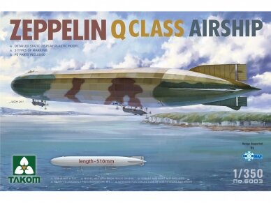 Takom - Zeppelin Q Class Airship, 1/350, 6003 Takom - Zeppelin Q Class Airship, 1/350, 6003