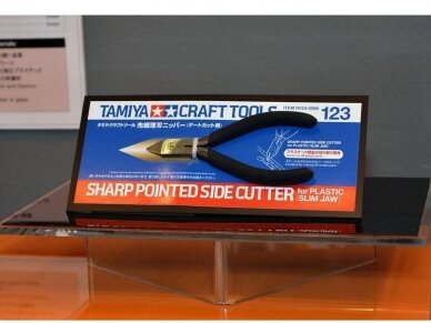 Tamiya - Sharp Pointed Side Cutter for Plastic, 74123 1 Tamiya - Sharp Pointed Side Cutter for Plastic, 74123 1