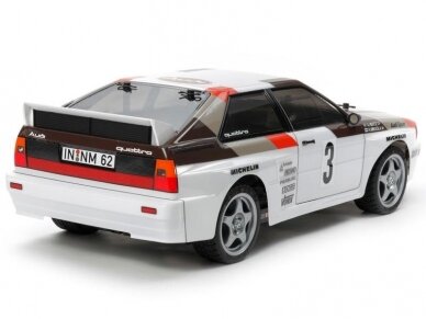 Tamiya - Radijo bangomis valdomas (RC) Audi Quattro Rally A2 (TT-02), 1/10, 58667 5